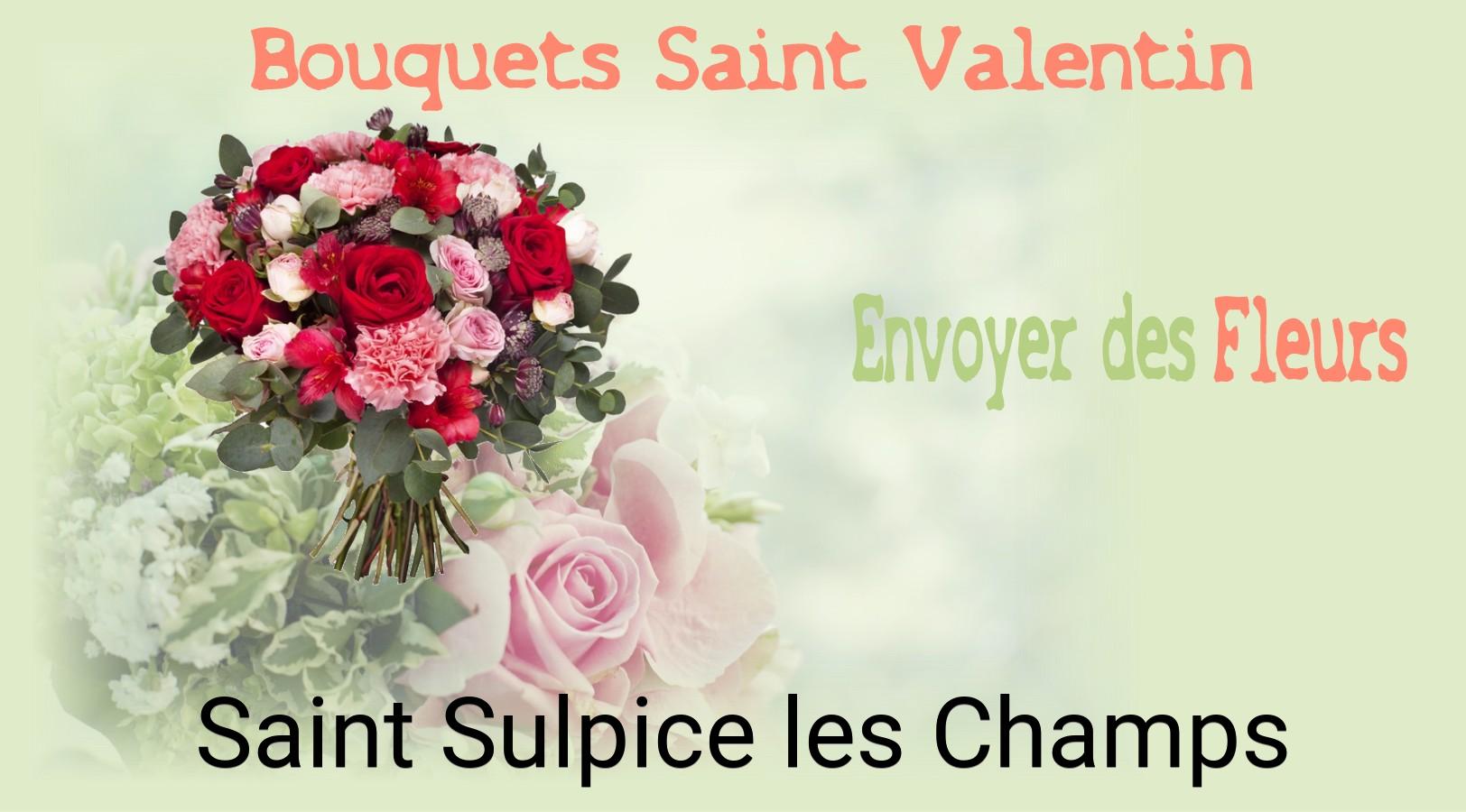Roses de Saint-Valentin livrées à Saint-Sulpice-les-Champs